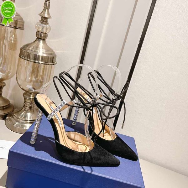 

designer sandals fashion shoes aquazzura pumps rock chic 105 embellished pumps in black sandals