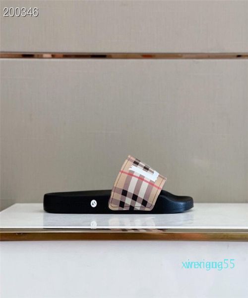 

mens and womens plaid slippers camouflage retro streamline slippers daily fashion classic flat bottom az118816310, Black