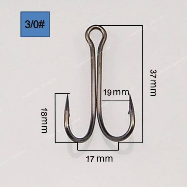 

10pcs long shank double hook barbed high carbon steel plating for jig bass fishing tackle for soft lures fishingfishhooks sports entertainme