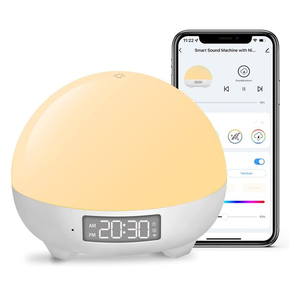 

baby monitor camera smart white noise machine baby sleep sound machine 16 million colors 34 soothing sounds supports baby cry detectionapp c