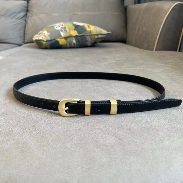 

designer belt woman fashion needle buckle 1.8cm width dress black match all waist cowhide with box women belts, Black;brown