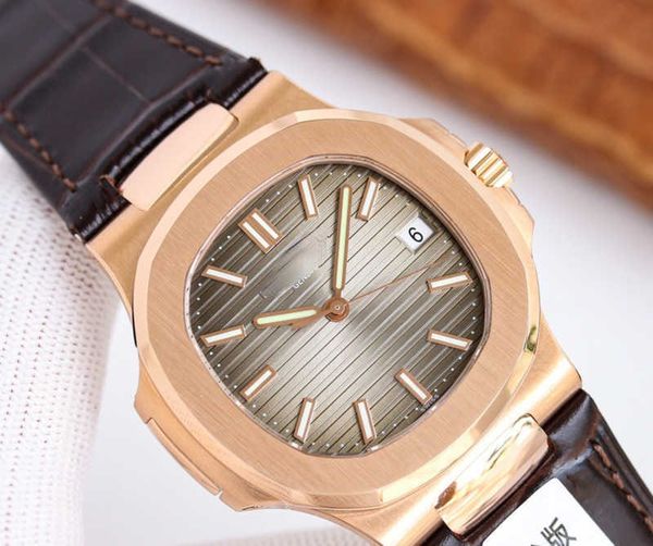 

luxurys band 2023 new aaa available automatic chain movement sapphire glass size 40mm watches fashion, Slivery;brown
