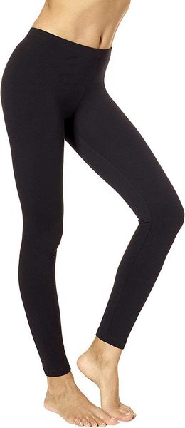 

no nonsense women's cotton leggings, Black