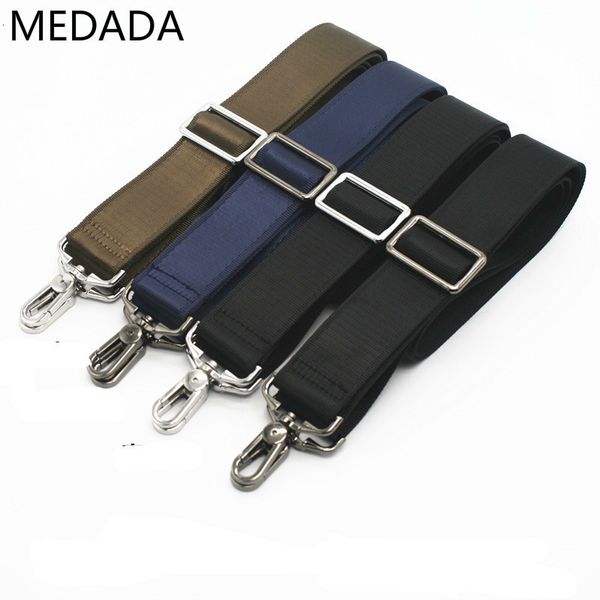 

bag parts accessories medada 3.8cm wide men and women shoulder strap for handbag adjustablemale computer briefcase lapbag straps 230418, Black