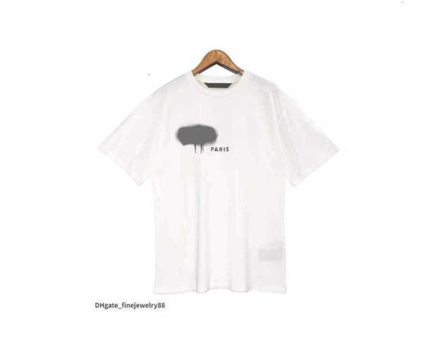 

22ss summer pa men womens palm t shirt mans stylist tee guillotine bear palms printed short sleeve truncated bears angles tees angel tshirt, White;black