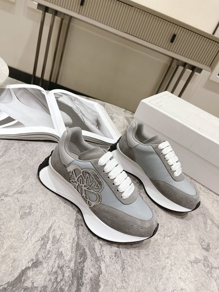 

men women fashion low casual shoes mens sneakers sneaker grey fog white black men women trainers sports platform shoes2023 0414