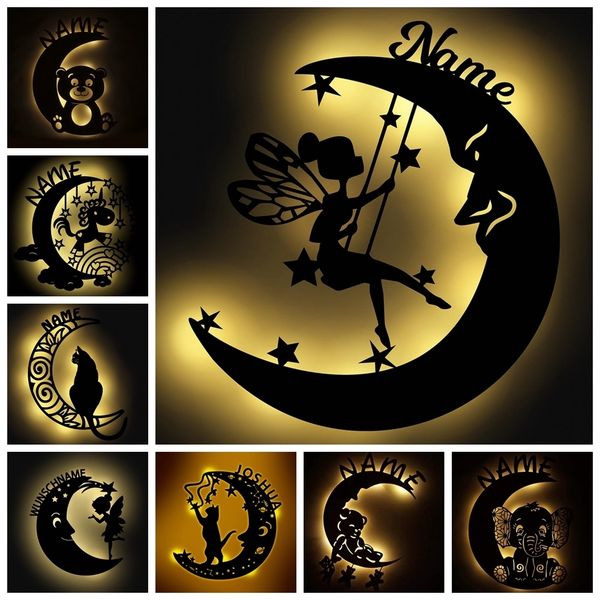 

lamps shades personalized moon bear elephant rabbit led usb wall lamp night light for baby kids bedroom decor name date weight height custom