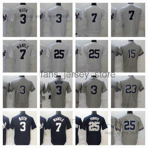 

mantle baseball jersey ruth 3 thurman munson 15 don mattingly 23 gleyber 25 torres 2022 new stitched jerseys men women youth, Blue;black