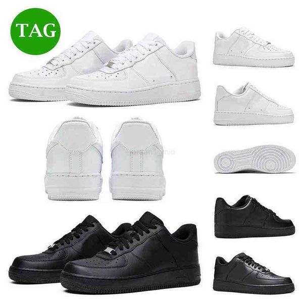 

size 5.5-13 men designer casual shoes 1 platform women skate triple black white mens sports sneakers trainer tennis 2022