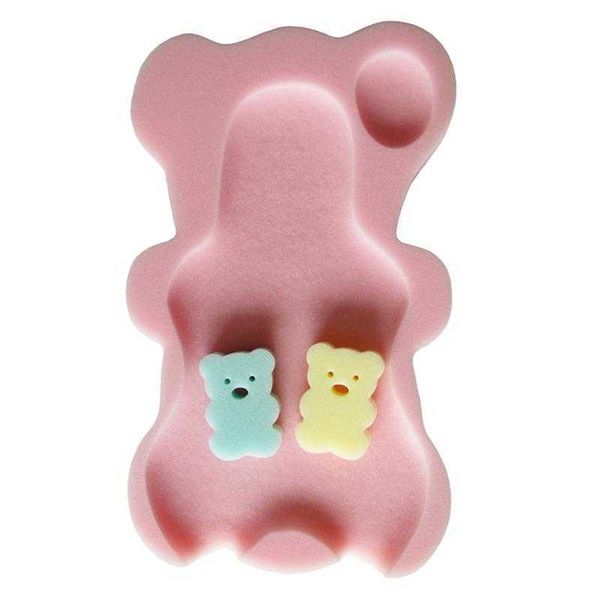 

ing tubs s baby infant non slip soft pad body cushion sponge tub mat safety bathtub seat + 2pcs foam rub gifts p230417