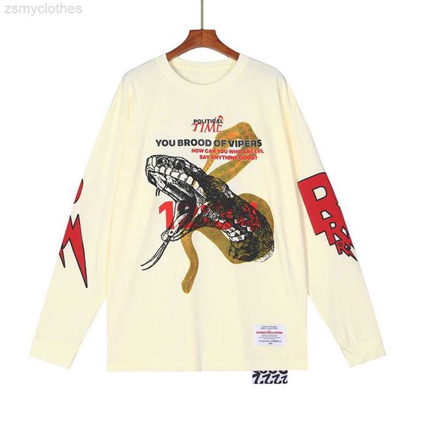 

men's t-shirts rivington roi rebis 123 men women t shirt rrr123 snake printing 1 vintage hip hop casual oversized tee, White;black