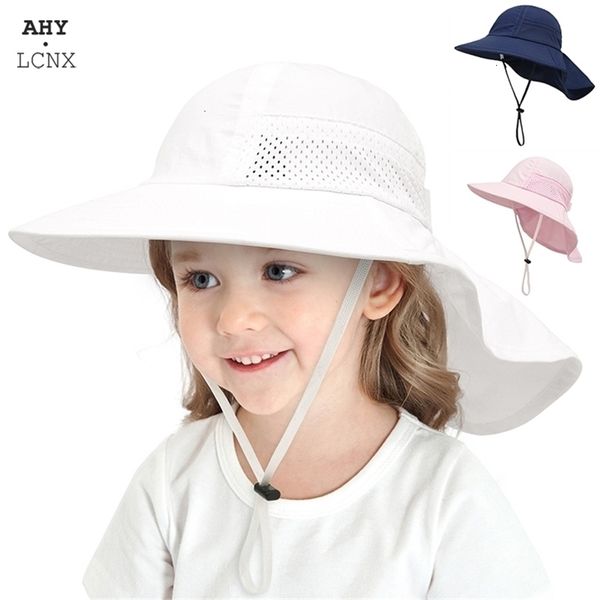 

caps hats 0-6y summer hat beach sun protection cap for children fisherman hats little girls boys kids panama cap accessories 230418, Yellow