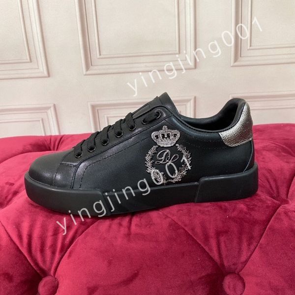 

luxury famous runner mens sneakers shoes low-calfskin trainers white black famous skateboard walkin