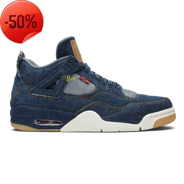 

girl's dresses basketball shoes levi 4 denim mens 4s sneakers for sale us 7-12 ao2571 401 ljr, Red;yellow