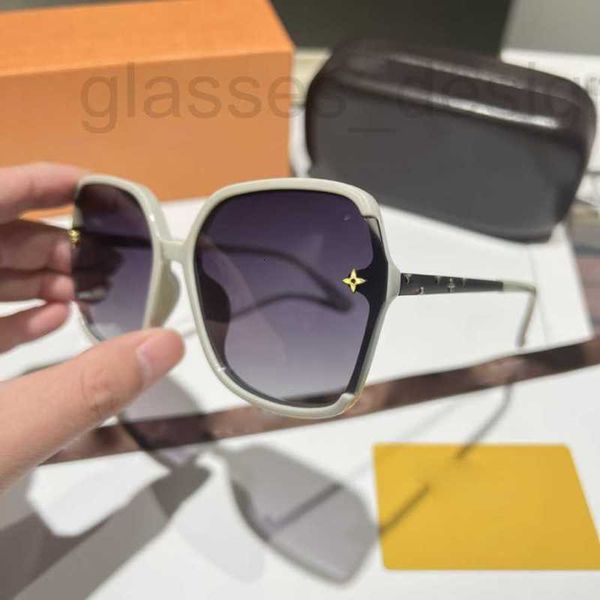 

sunglasses designer 2023 new sunglasses, men's and women's four leaf clover glasses, uv resistant for driving, trendy p8na, White;black