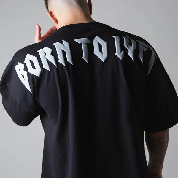 

mens tshirts brand mens cotton t shirt summer gyms fitness bodybuilding shirts male fashion casual short sleeved tees clothes 230418, White;black