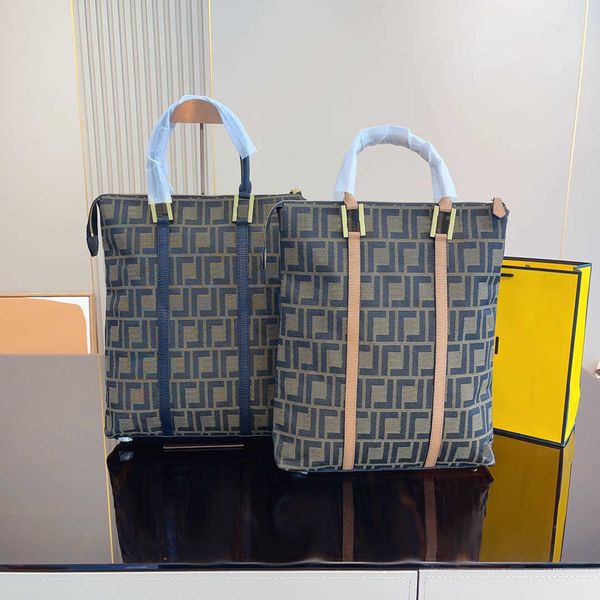 

new vintage canvas tote bag f-print totes womens designer bag men briefcase bag large capacity luxurys handbag lappack dumpling bag purse 23