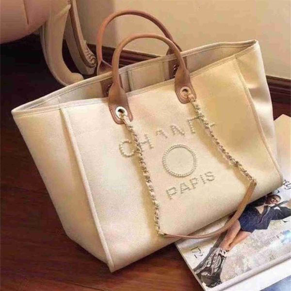 

70% off women's fashion luxury classic canvas beach bag large capacity small chain packs big handbags m1bx