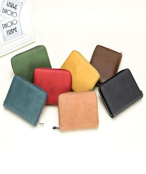 

fashion casual credit card holders bag men039s passport moneybag billfold mini wallet leather multifunction women039s anti1356822, Brown;gray