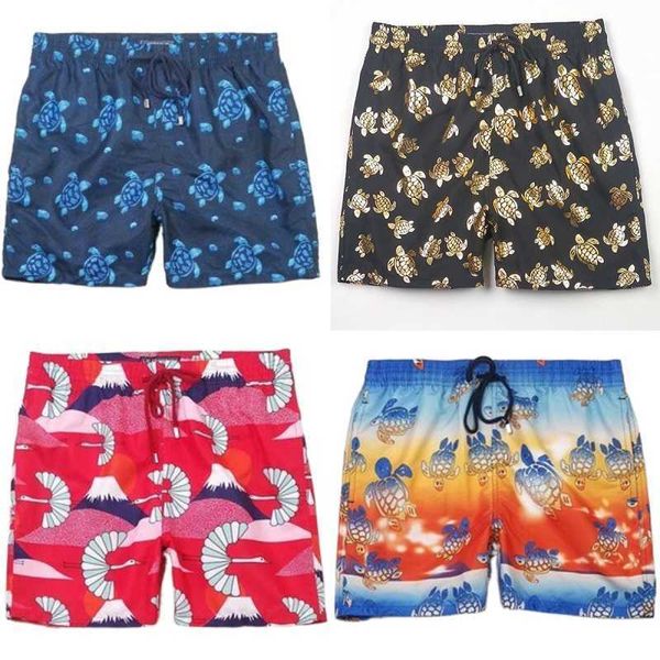 

men's shorts vilbrequin bermuda pantaloncini boardshorts villebrequin trunks mens surfwear bermudas beach short turtles summer 04750, White;black