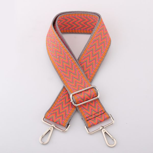 

bag parts accessories ethnic color shoulder wide bag strap for crossbody women for belts 230418, Black