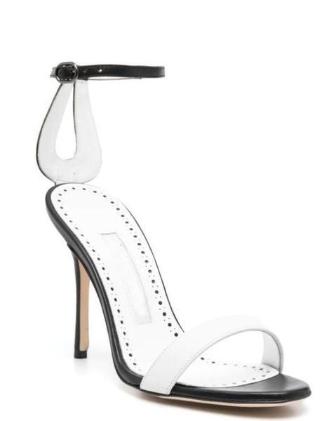 

women nice summer sandal high heels chatra turquoise and white nappa leather sandals lady wedding party dress pump, Black
