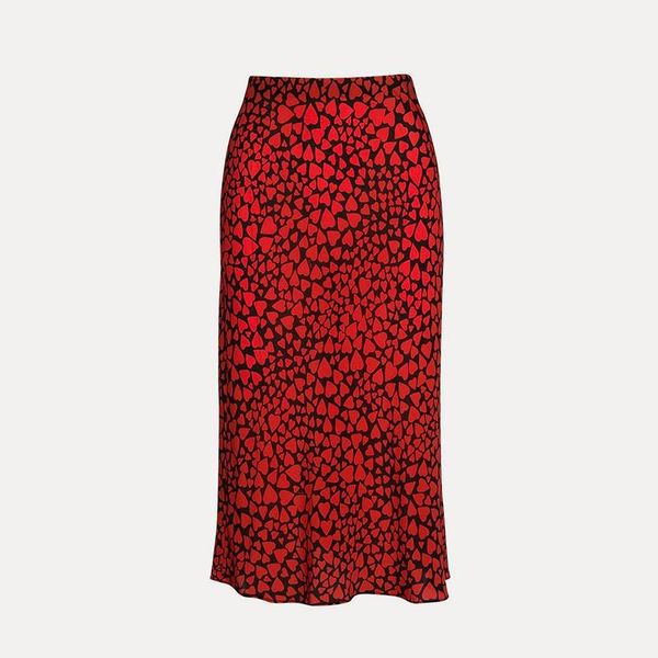 

dresses klacwaya red heart girls silk pencil skirts women 2019 fashion high waist slim skirt ladies chic boho leopard mermaid jupe femme, White;black