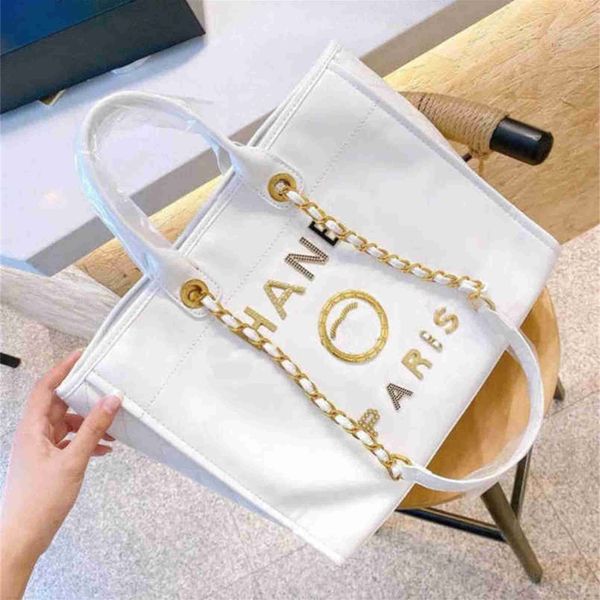 

70% off women's handbags fashion luxury beach metal pearl letter badge tote bag small leather large chain wallet backpack irs3