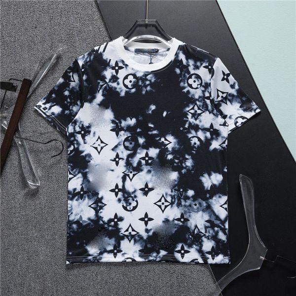 

designer men's t-shirts man woman luxury brand tees t shirt summer round neck short sleeves outdoor fashion leisure pure cotton letters, White;black
