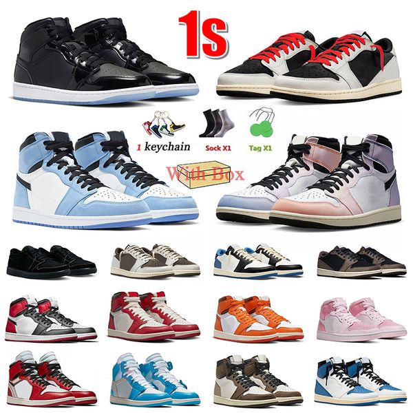 

jumpman 1 men basketball shoes 1s mid space jam ts olive university blue skyline lost found digital pink ow chicago unc black phantom traine