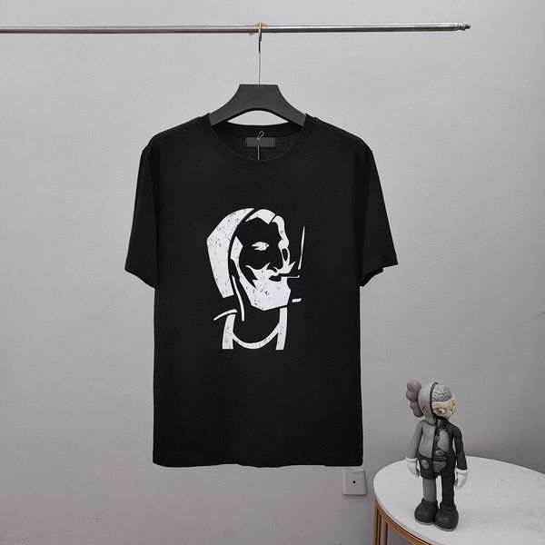 

men's plus tees & polos round t-shirt plus size neck embroidered and printed polar style summer wear with street pure cotton 1wsd, Black;brown