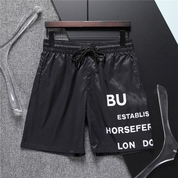 

men's shorts beach summer shorts mens short pants fashion running loose quick dry washing process of pure fabric trendy casual hip-hop, White;black