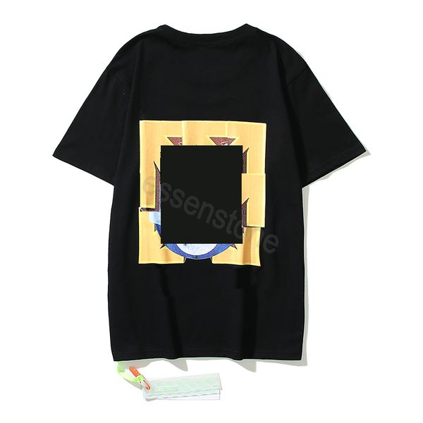 

summer t shirts mens tees women designer offs short sleeve cottons man s casual shirt luxurys clothes polo wholesale of t shirt size s-xxl, White;black
