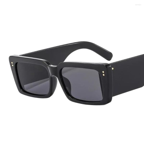 

Sunglasses Retro Square Women Gradient Shades UV400 Brand Designer Trending Men Unique Small Frame Candy Color Sun Glasses