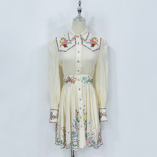 

australian designer designs new cotton embroidered dress for spring/summer 2023, Black;gray