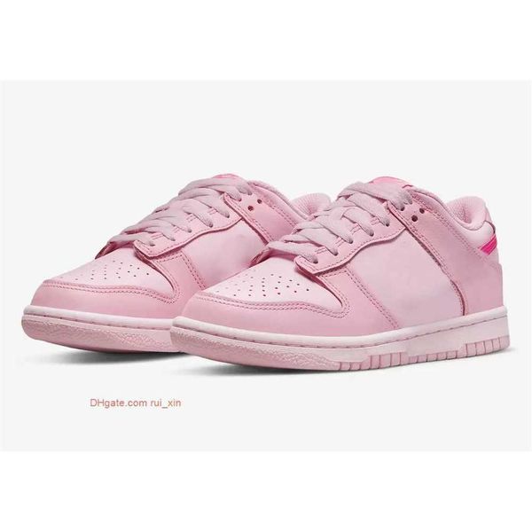 

dunks low girl triple pink kids andst. patricks day red black green white grade school children's shoes for sale outdoor sport shoe tra