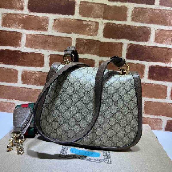 

luxury brand bags handbags round interlocking double medium shoulder bag 699210 woman handbag leather shoulde i3e0, Black;white