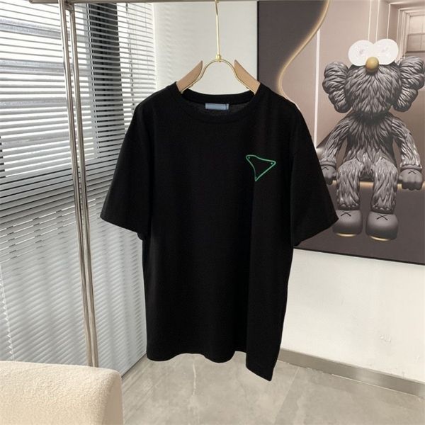 

fashion mens designer t shirt women designers tshirt tees apparel man s casual chest diamond setting letter shirt clothing polos sleeve wom, White;black