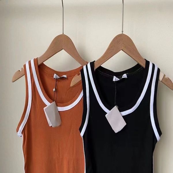 

women crop tanks camis loewees t shirts sleeveles embroidered cotton blend tank shorts designer nylon yoga suit o neck sleeveless bra vest, White