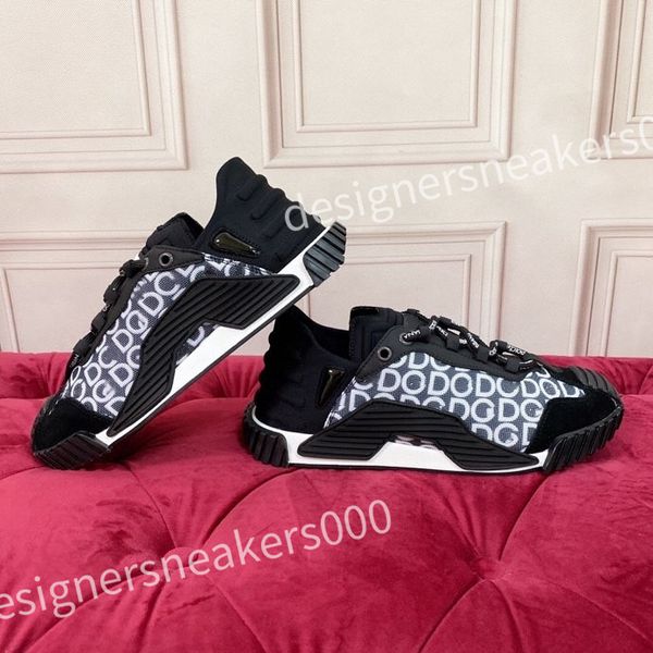 

new fashion shoe designer women leather lace up sneakers color matching black flat sole womens luxury casual shoes, Red;white