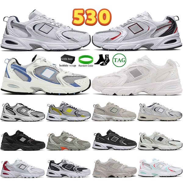 

men women 530 running shoes with box womens white red mint 530s designer sneakers beige lime grey colorful grey white metallic silver mens r