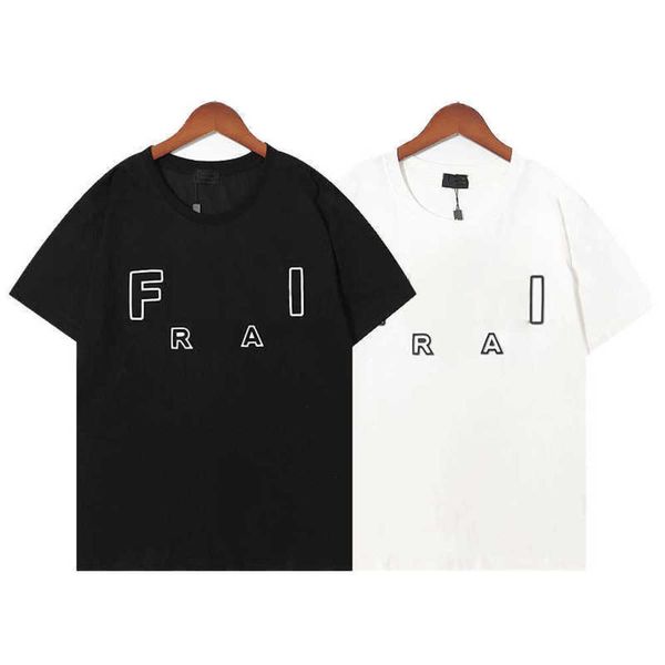 

designer luxury fends classic new t-shirt short sleeve men's and women's cotton letters comfortable and loose fashionable casual t, Black;brown