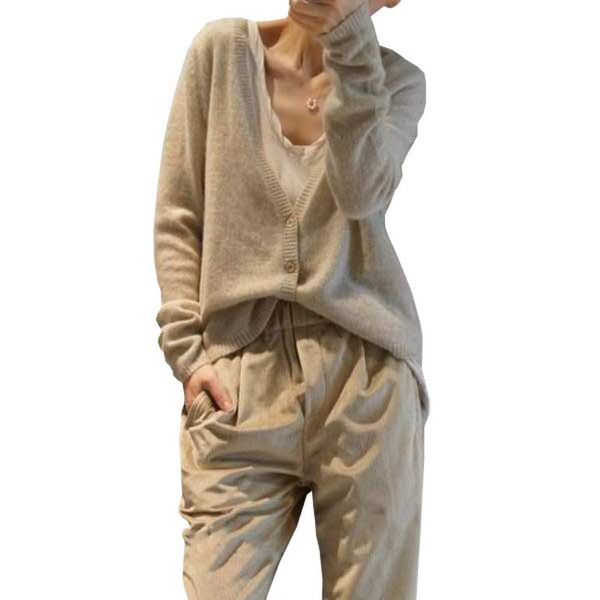 

sweaters 2022 spring and autumn new cashmere cardigan women vneck korean loose sweater short thin wool knitted outer wear, White;black