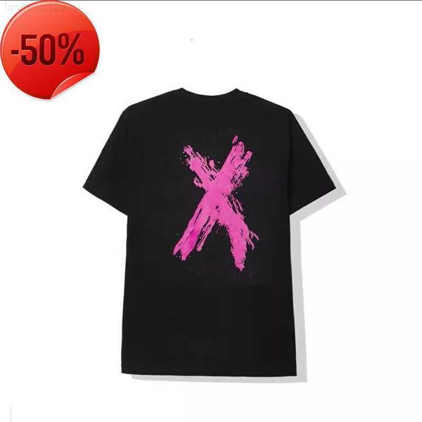 

men's t shirs designer fashion ani social club cross prin t-shir casual couple wonmen shirkeswjru, White;black