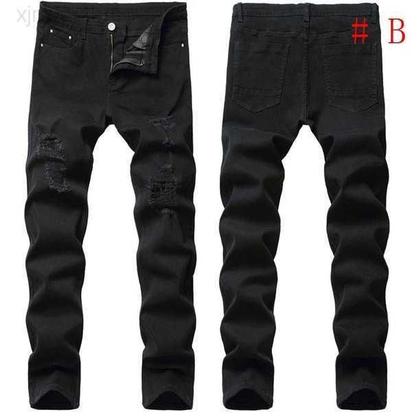 

men's jeans men skinny stretch pant denim pants casual slim fit long 10ixje, Blue