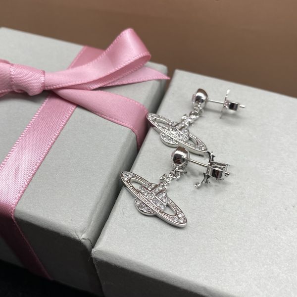 

designer brand stud earrings fashion women luxury jewelry planet earing metal pearl saturn gold earring cjeweler woman orecchini sdrt34df, Golden;silver