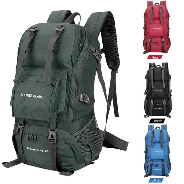 

backpack 45l 10l molle waterproof climbing backpack multifunction military rucksack outdoor cycling bags camping hiking sports bag 230419