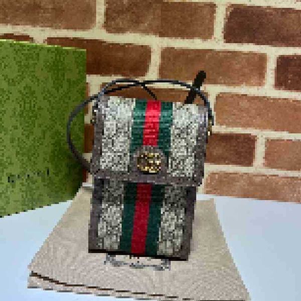 

luxury brand evening bags mobile phone 696056 woman embossing shoulder messenger leather ophidia mini p q4o9, Black;white