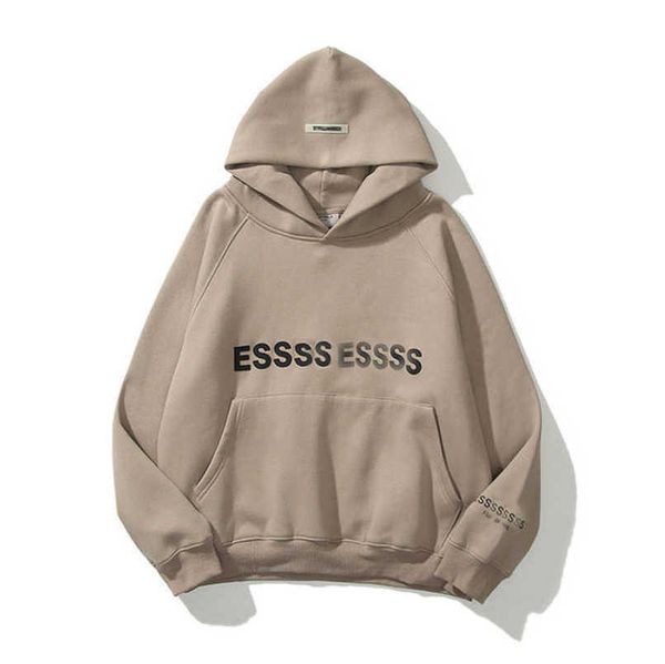 

luxury classics men's sweatshirts essss entials tracksuits letter hoodies men women sportswear hooded pant coat sweater pullover coupl, Black