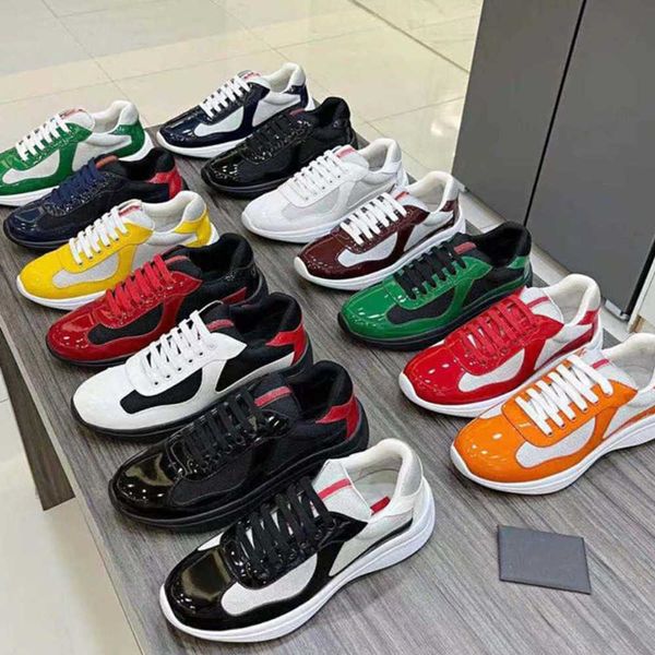 

men america cup xl leather sneakers casual shoes flat trainers black mesh lace-up casual shoes outdoor runner trainers sport shoes with box